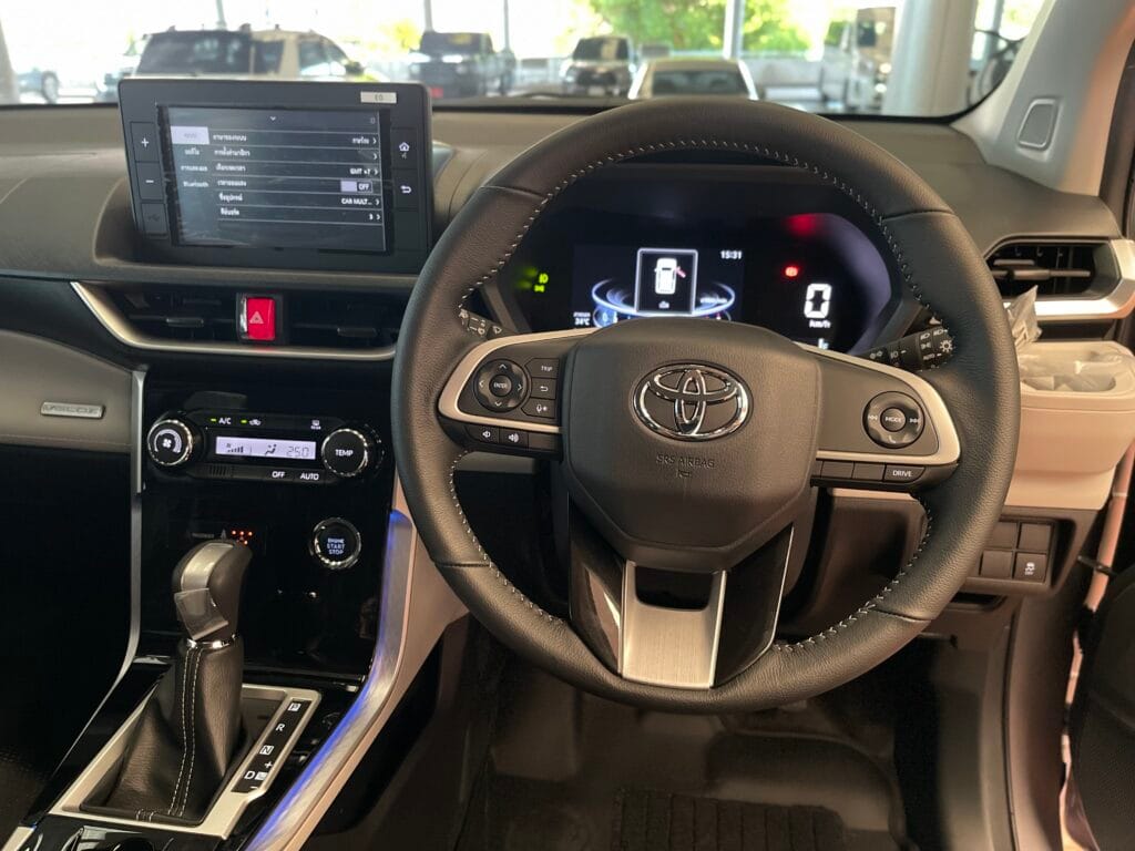 toyota veloz คอนโซล รุ่นsmartด้านหน้า