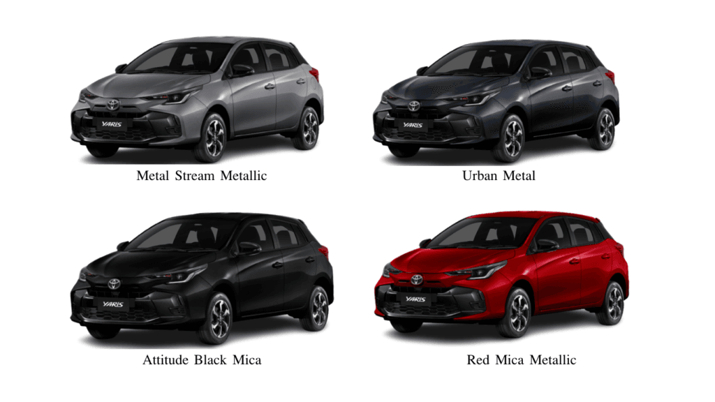 toyota yaris สี