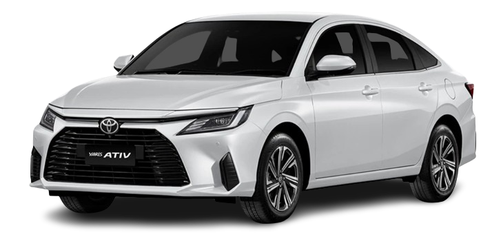 สีขาวมุกโตโยต้า ativ premium