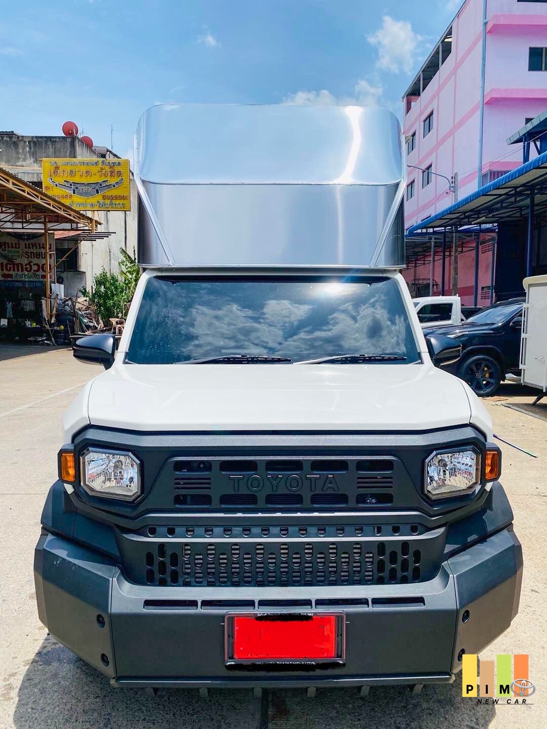 toyota champ ตู้ทึบ อลูมิเนียม foot truck